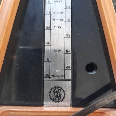 Vintage 1969 Wittner / Sinn Maelzel Metronome – Maple Wood w/ Bell – Full Kit image 12