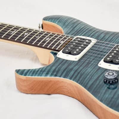 PRS SE Custom 24 Lefty Slate Blue (Natural Back) (s/n: 9249) image 8