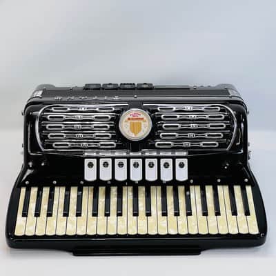 VTG Titano Palmer Converter Grand Piano Accordion Black LMH 41 Keys 120 Bass image 5