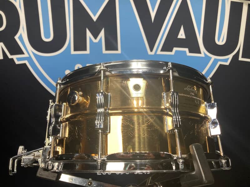 David Frangioni Collection, Ludwig - 6.5x14" 75th Anniversary Bronze Super-Sensitive Snare Drum 1984, #61 image 1