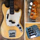 Fender Mustang Bass with Rosewood Fretboard 1973 - 1979 - Olympic White