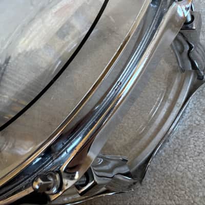 Ludwig Vintage Clear Vistalite 14” x 5” Snare Drum 70s - 10 lug image 20