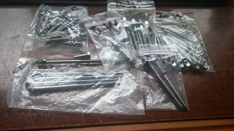 DW True Pitch Tension Rods LARGE LOT / 43 TOM BASS FLOOR SNARE image 1