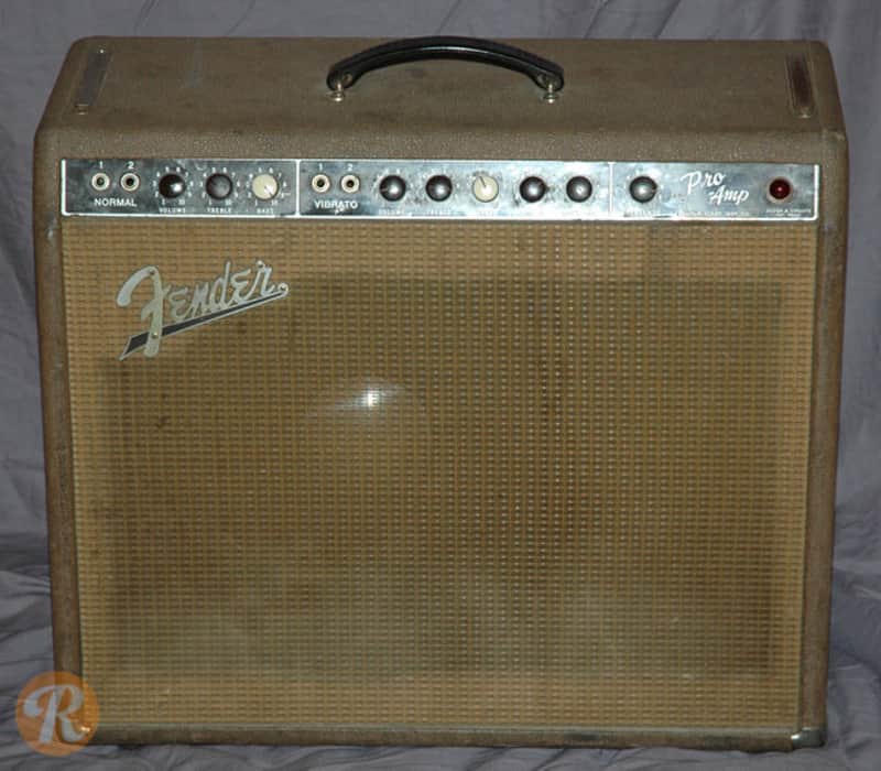 Fender Pro 6G5-A Brownface 40-Watt 1x15" Guitar Combo 1961 - 1963 image 3