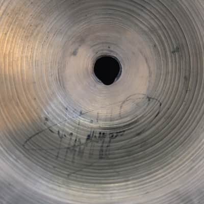 Zildjian 18" K Istanbul cymbal Older New Stamp 1400g 1967–1972 image 12