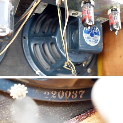 1959-1960 Fender Bassman 5F6-A Amplifier Super Clean Original Tweed! image 8