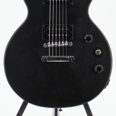 Used Epiphone Les Paul Special VE Vintage Worn Ebony Electric Guitar image 2