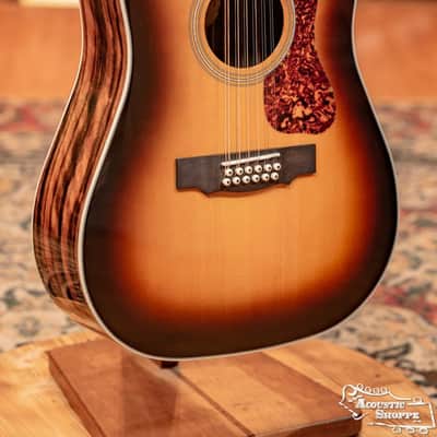 Guild D-2612CE 12-String Deluxe Antique Sunburst Acoustic Guitar w/ Fishman Pickup #5588 image 4