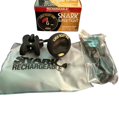 Snark ST-8 Super Tight Clip On Tuner Black No Battery Rechargeable Guitar/ Bass / All Instruments image 1