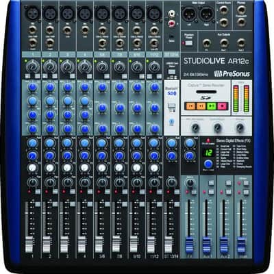 PreSonus StudioLive AR12c 12-Channel USB-C™ Compatible Audio Interface/Analog Mixer/Stereo SD Recorder image 1