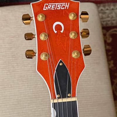 Gretsch G6120TG Players Edition Nashville Hollow Body Orange Stain 2022 w/ String-Thru Bigsby image 4