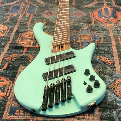 Ibanez EHB1005MS 5-String RH Electric Bass Guitar - Seafoam Green Matte image 1