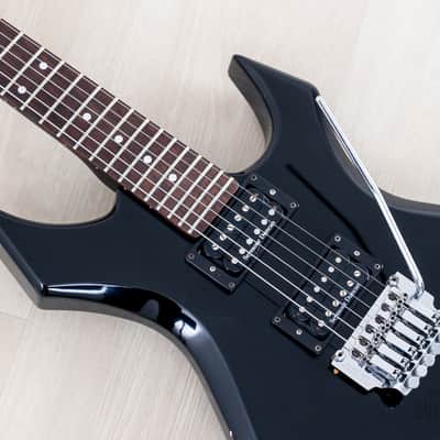 1986 B.C. Rich Warlock NJ Series Black w/ Seymour Duncan SH-2 & SH-4, Japan image 7