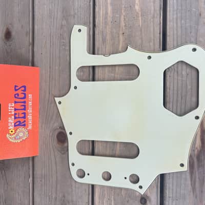 Real Life Relics Fender® Aged Mint Green 62 Jaguar® Pickguard 0054489000.   [PGAH2] image 4