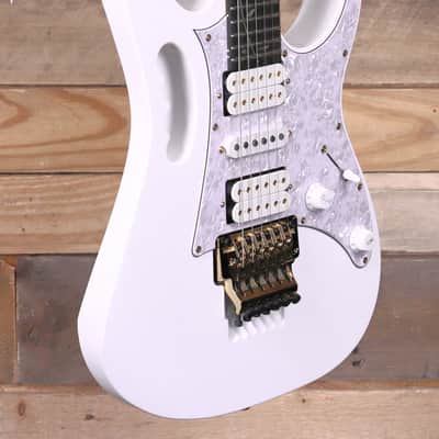 Ibanez Steve Vai Premium Signature JEM7VP Electric Guitar White w/ Gigbag image 2