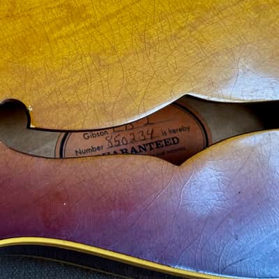 Gibson EB-2 Bass Body (ES-335 Style) – Tea Burst image 11
