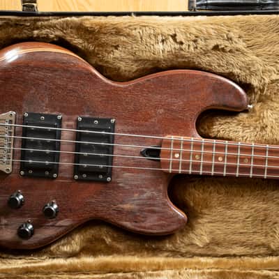 Wal Mk1 Custom Bass 1981. Padouk/Mahogany image 3