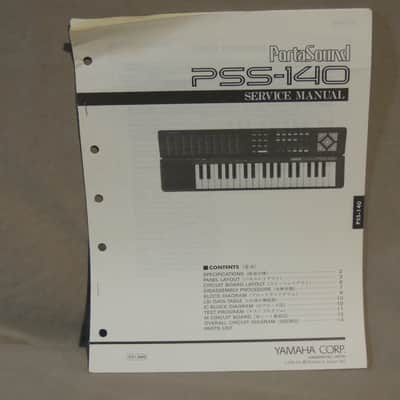 Yamaha PirtaSound PSS-140 Service Manual [Three Wave Music]