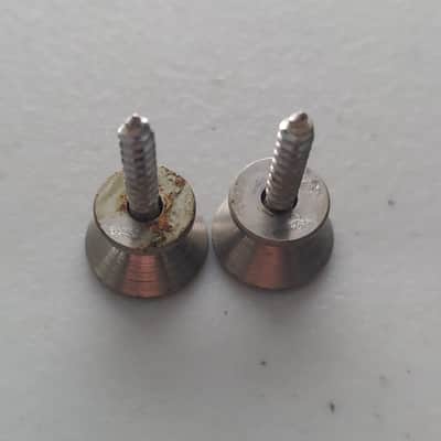 1960-70's Fender Strap Buttons with Screws (M-261) image 2