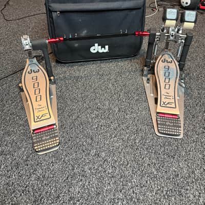 DW 9000 Series Double Bass Drum Pedal with Extended Footboard image 1