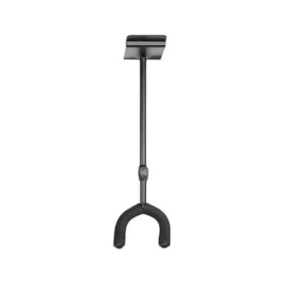 Wall Mounted 5-Space Slatwall Guitar Hanger - Black image 7