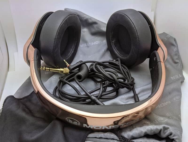 Monster 24K N-Pulse Professional DJ Style Headphones Rose | Reverb