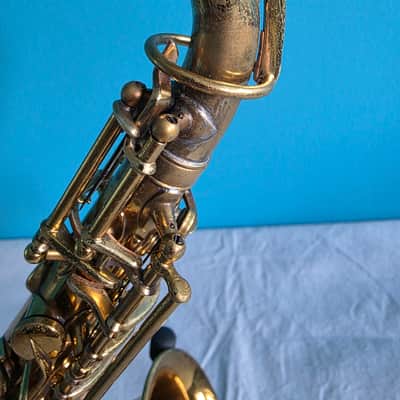 Buescher Curved Soprano Low Pitch 1920s - Lacquer image 10