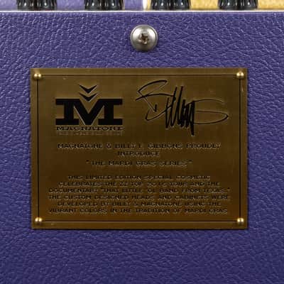 2021 Magnatone Super Fifteen - Mardi Gras | USA Billy Gibbons ZZ Top Limited Edition Handwired 15-Watt 1x12" Boutique Tube Guitar Combo Amp | CoA image 10