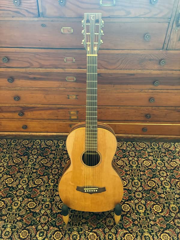 Tanglewood TWJ-P-E Java Solid Cedar/Amara/Spalted Mango Parlor with Electronics 2010s - Natural Gloss image 1