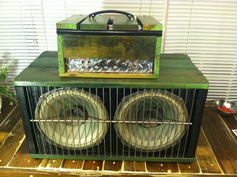 Fender 5e3 Tweed Deluxe Clone and Matching 2x12 Cab image 1
