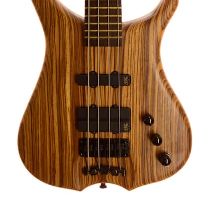 Warwick Infinity SN Set Neck 4-String Bass - Zebrano x Ovangkol image 2