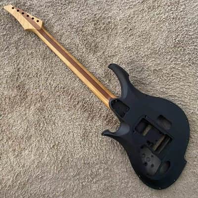 Black DIY Project Set Guitar, Aluminum Body, Maple Neck image 4