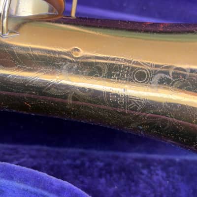 vintage York tenor saxophone image 8