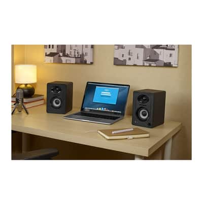 Samson MediaOne M30BT 3-Inch Powered Bluetooth Studio 20W Monitors (Pair, Black) image 6