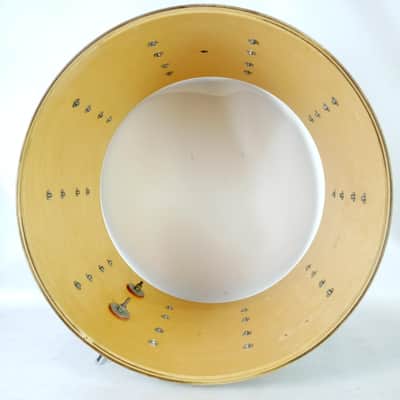 Ludwig 14x20"Bass Drum Maple Vintage 90s Monroe Silver Sparkle Concert/Marching image 15