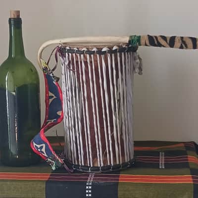 Nigerian "talking" drum (gangan) image 2