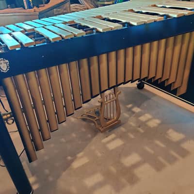 Musser M75 Century Vibraphone Gold Bars with Working Motor image 10