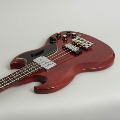 Gibson  EB-3 Solid Body Electric Bass Guitar (1968), ser. #518642, black hard shell case. image 7