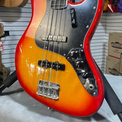 Fender Rarities Series Flame Ash Top Jazz Bass - Plasma Red Burst w/ OHSC & PLEK*D #862 image 3