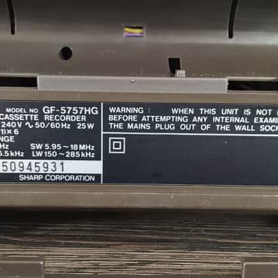 SHARP GF-5757 Rare Vintage Serviced Japan Cassette Deck Boombox Warranty image 11