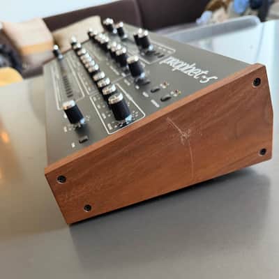 Sequential Prophet-5 Desktop 5-Voice Polyphonic Synthesizer 2021 - Present - Black with Wood Sides image 4