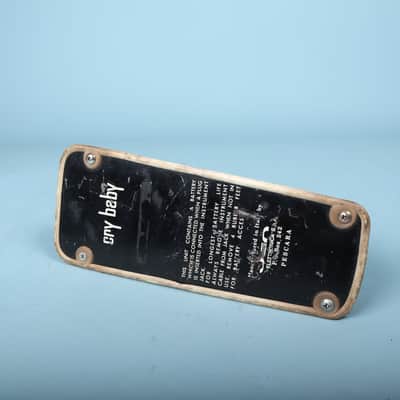 Early 1970s Jen Cry Baby Italian Italy Wah Wah Red Fasel Pedal image 7
