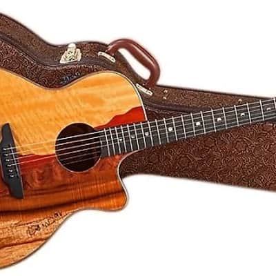 Luna Vista Eagle Tropical Wood Acoustic / Electric w/Case image 10