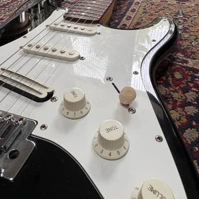 Squier Stratocaster Electric Guitar - Hot Rails Bridge Pickup image 2