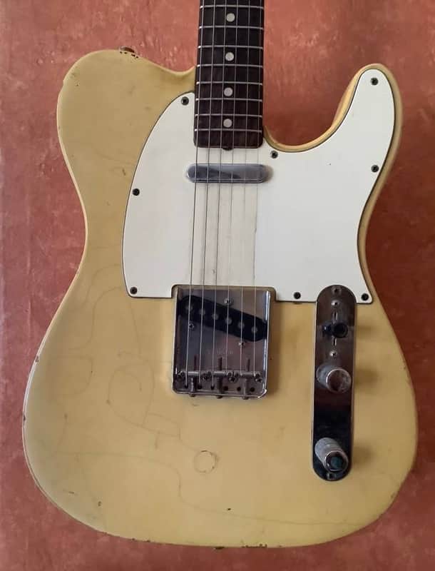 Fender Telecaster with Rosewood Fretboard 1970 - 1975 - Olympic White image 1
