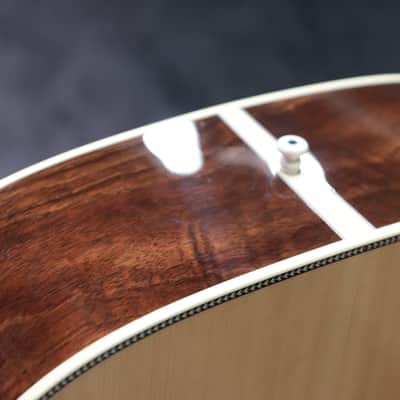 Martin O'ahu HG-28 Solid Flamed Hawaiian Koa HG-14 Fret Acoustic Guitar w/Bag image 14