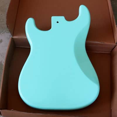 Blue Poplar Strat Style Guitar Body, SSS Route, 57mm Neck Pocket image 6