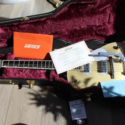 GRETSCH "G6134T Limited Edition Penguin™ with Bigsby®, Ebony Fingerboard, Casino Gold" HARDCASE, 4, 2 KG image 16