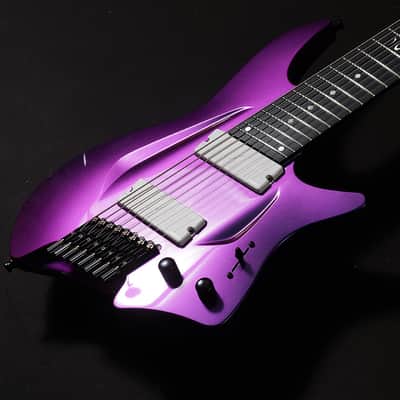 Aristides Guitars H/08 (Purple/Green Chameleon Gloss) #3117 image 3
