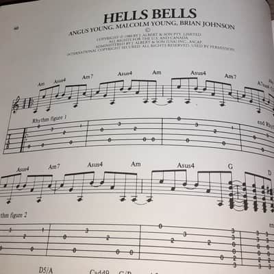 AC/DC - BACK IN BLACK - GUITAR TAB BOOK - TABLATURE SHEET MUSIC SONGBOOK ACDC image 4